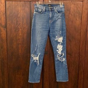 Hudson Zoeey High Rise Straight Crop